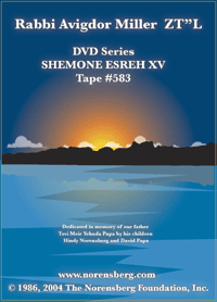 Shemone Esreh XV (Tape #583)